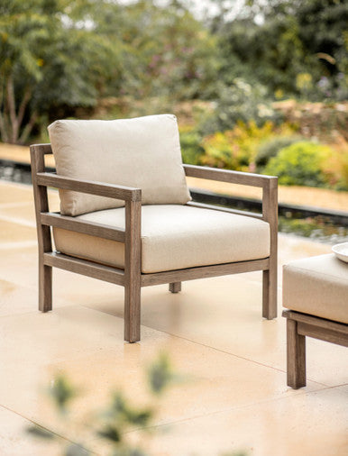 Sandridge Armchair - Acacia Wood, Dark Natural