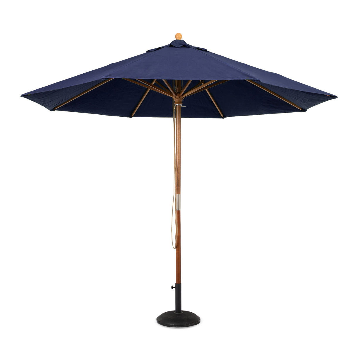 Parasol Solid Wood 3m Blue