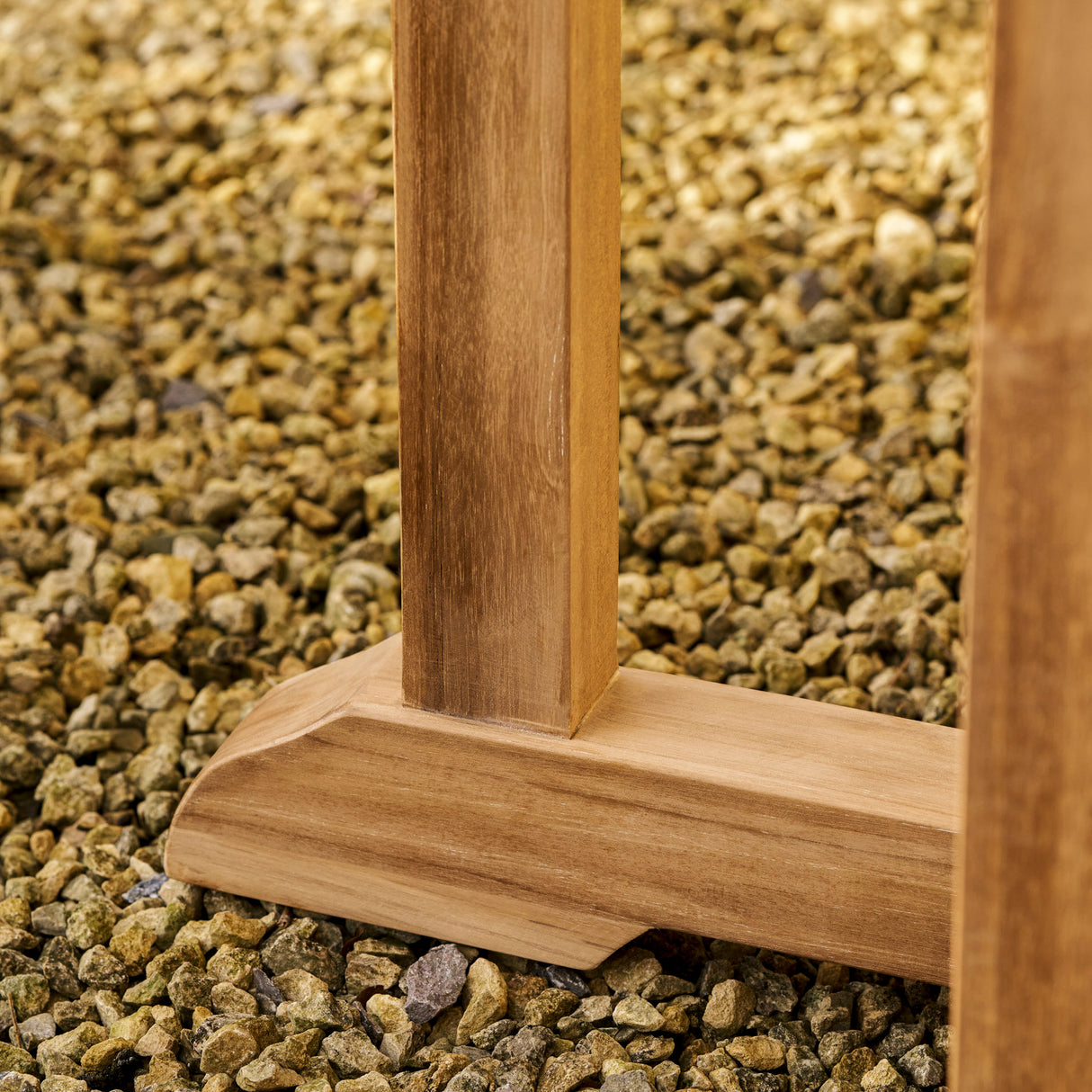 Crummock Round Bar Table - Teak, Natural