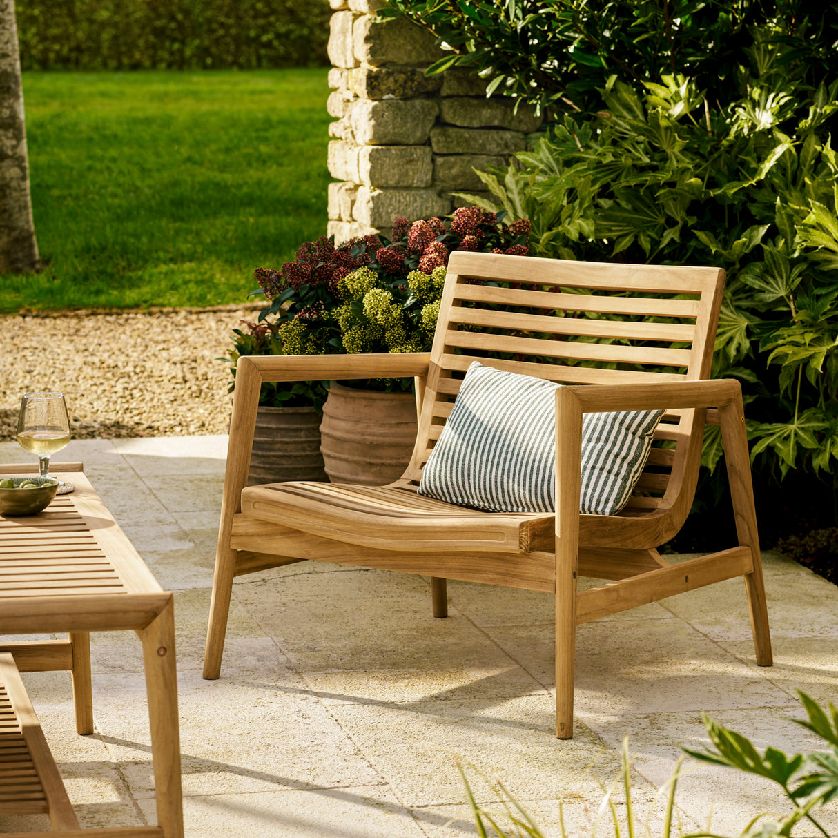 Coate Armchair - Teak, Natural