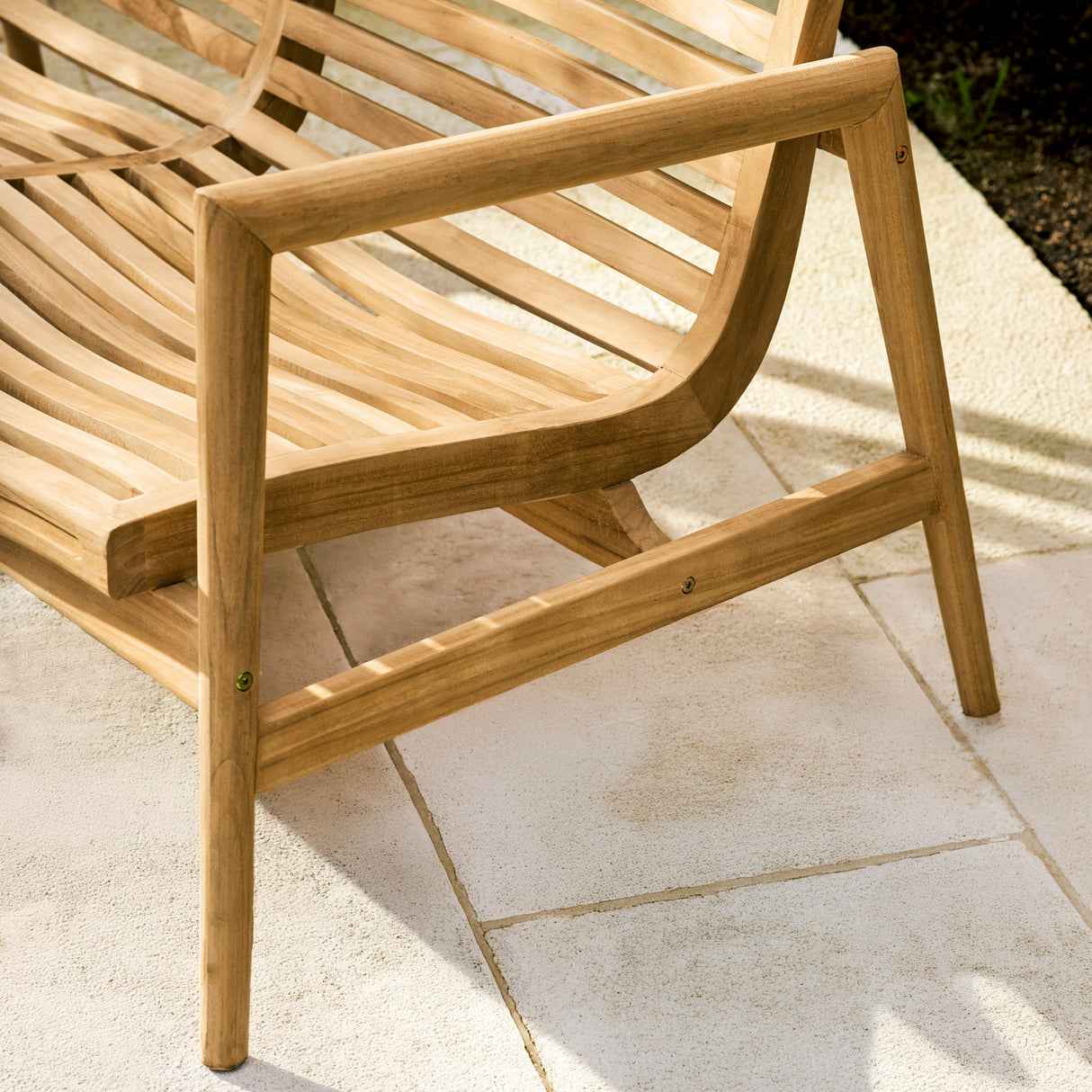 Coate 2 Seater Bench - Teak, Natural