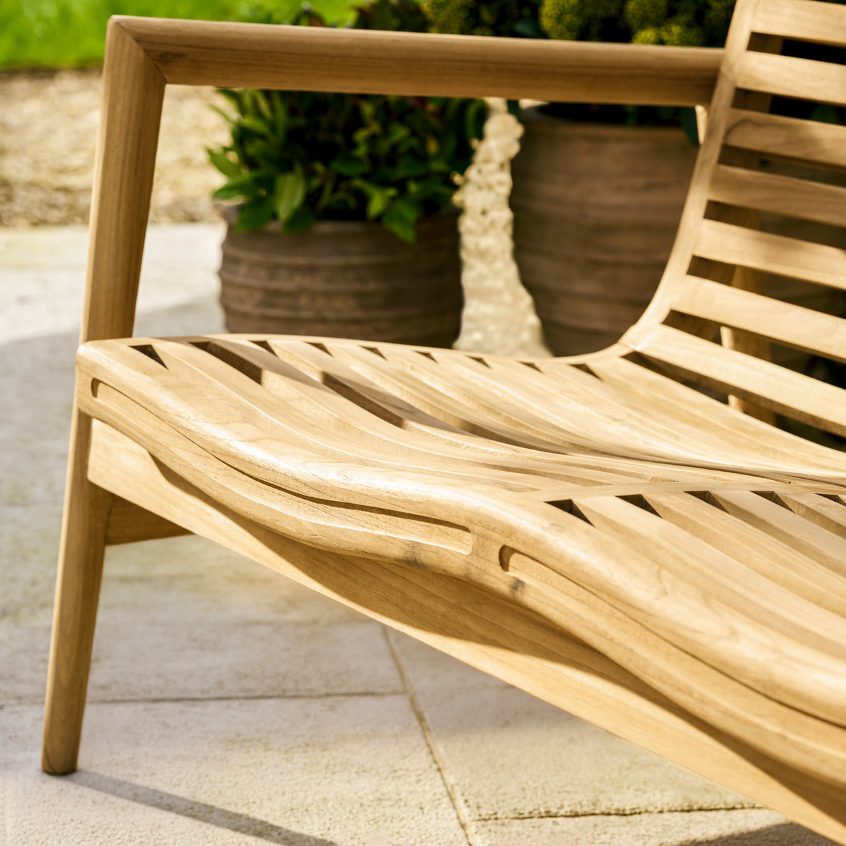 Coate 2 Seater Bench - Teak, Natural