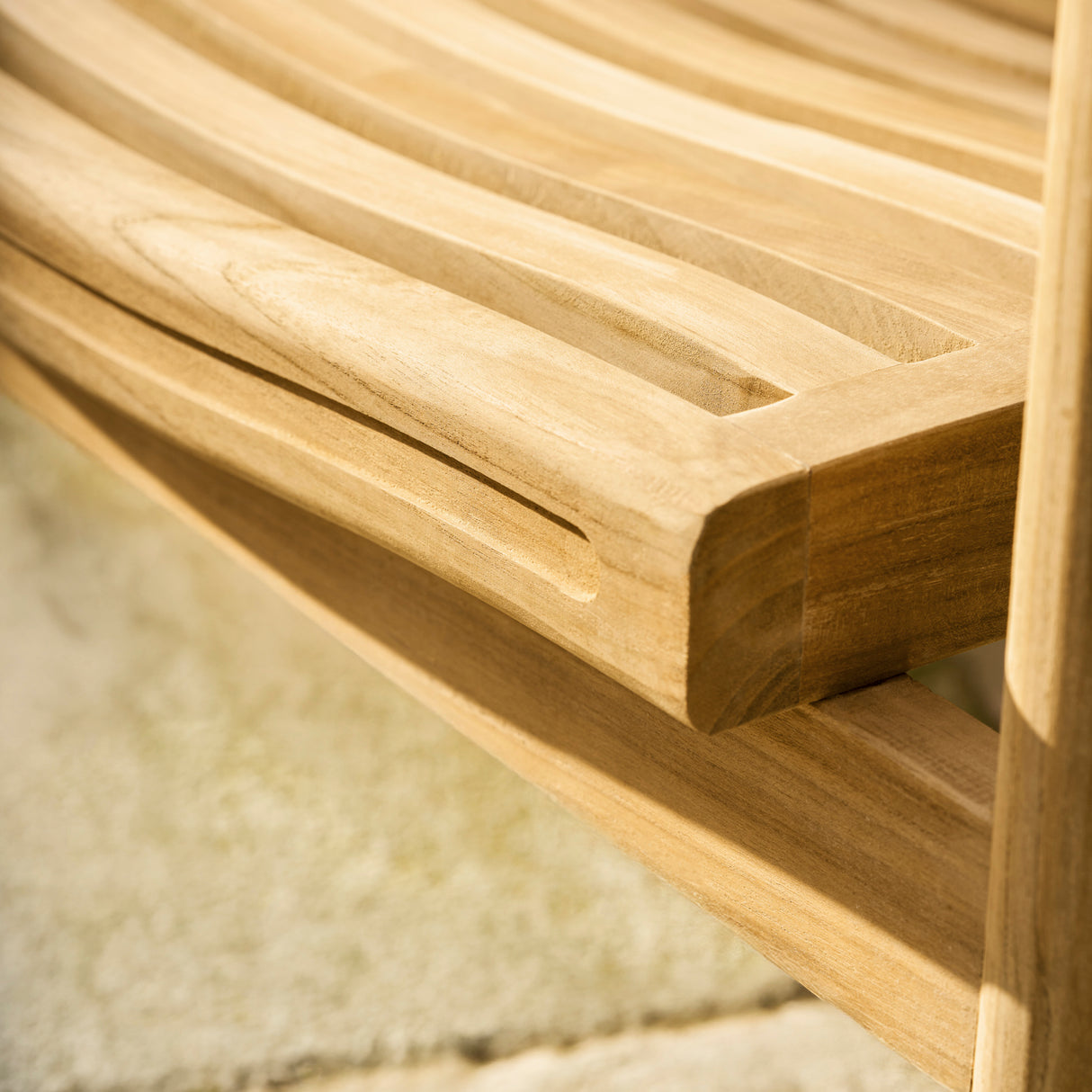 Coate 2 Seater Bench - Teak, Natural