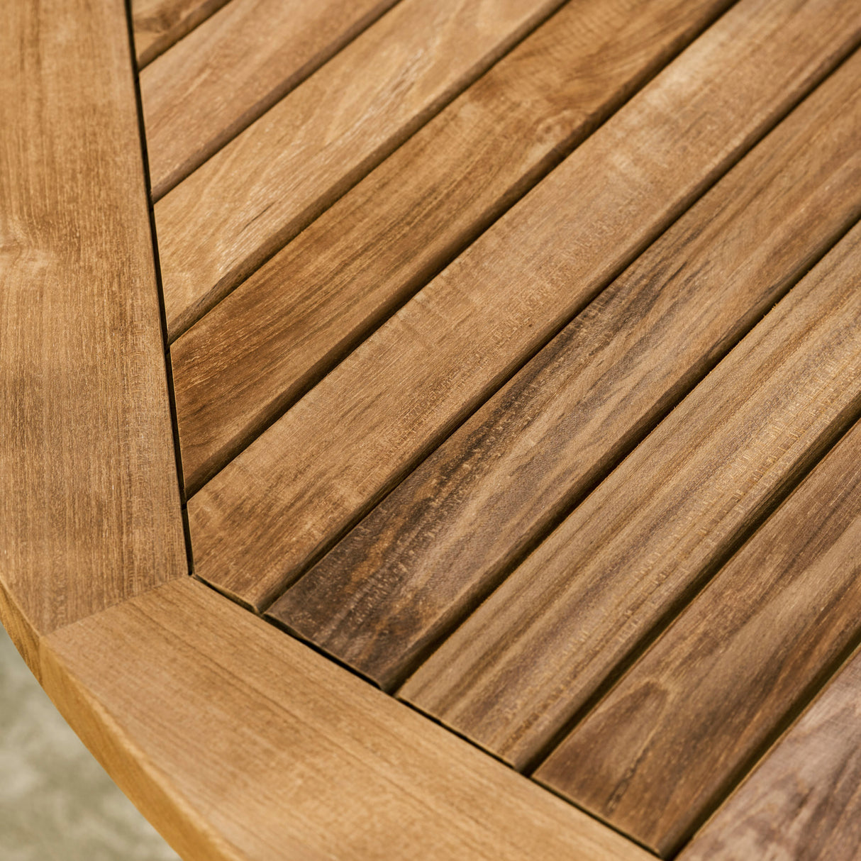 Somerford Folding Dining Table - Teak, Natural