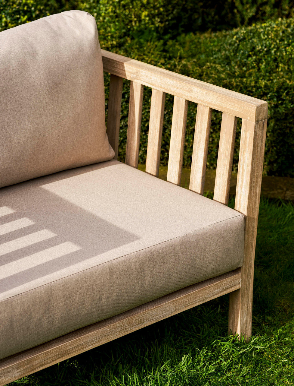 Porthallow Armchairs - Acacia Wood, Natural, Set of 2