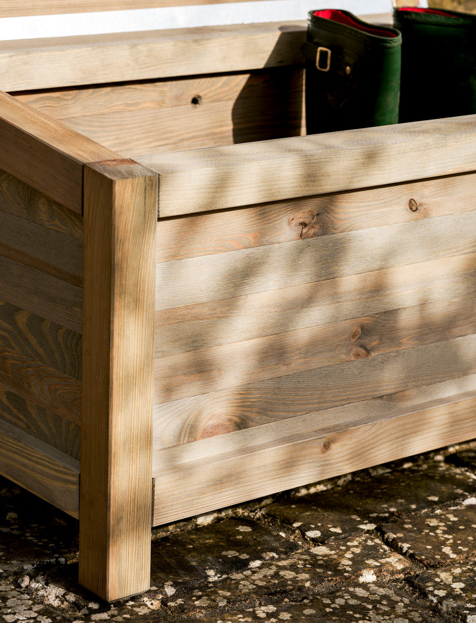 Aldsworth Outdoor Storage Box - Spruce, Natural, Small