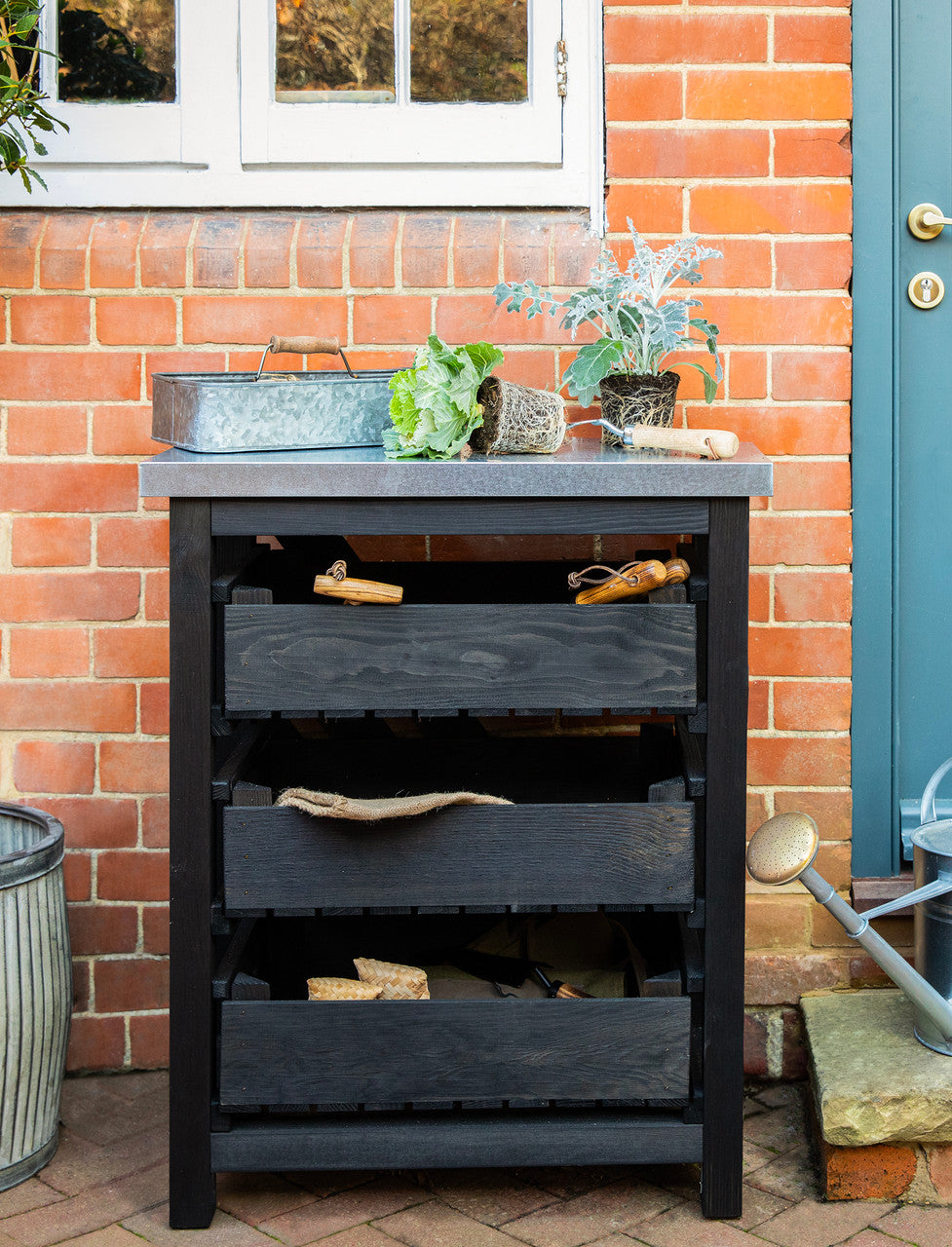 Moreton Shed Unit - Spruce, Black