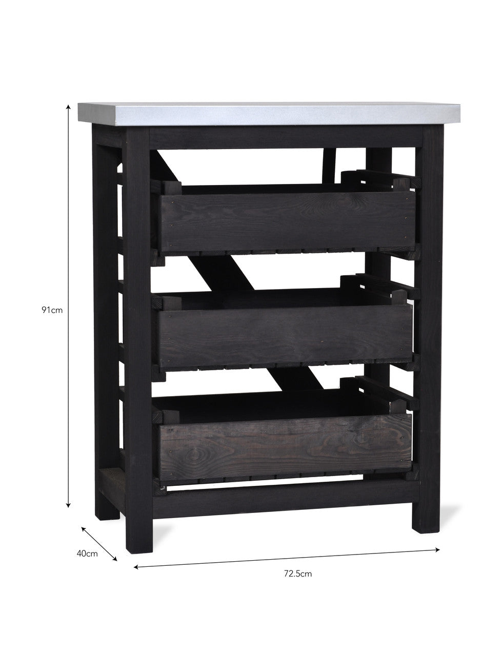 Moreton Shed Unit - Spruce, Black