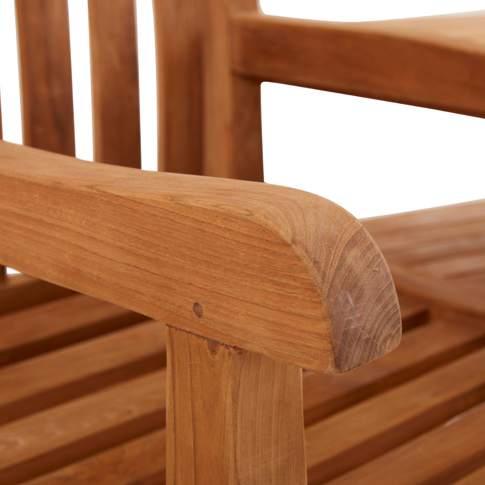 Ambleside Teak Companion Bench 2 Seater