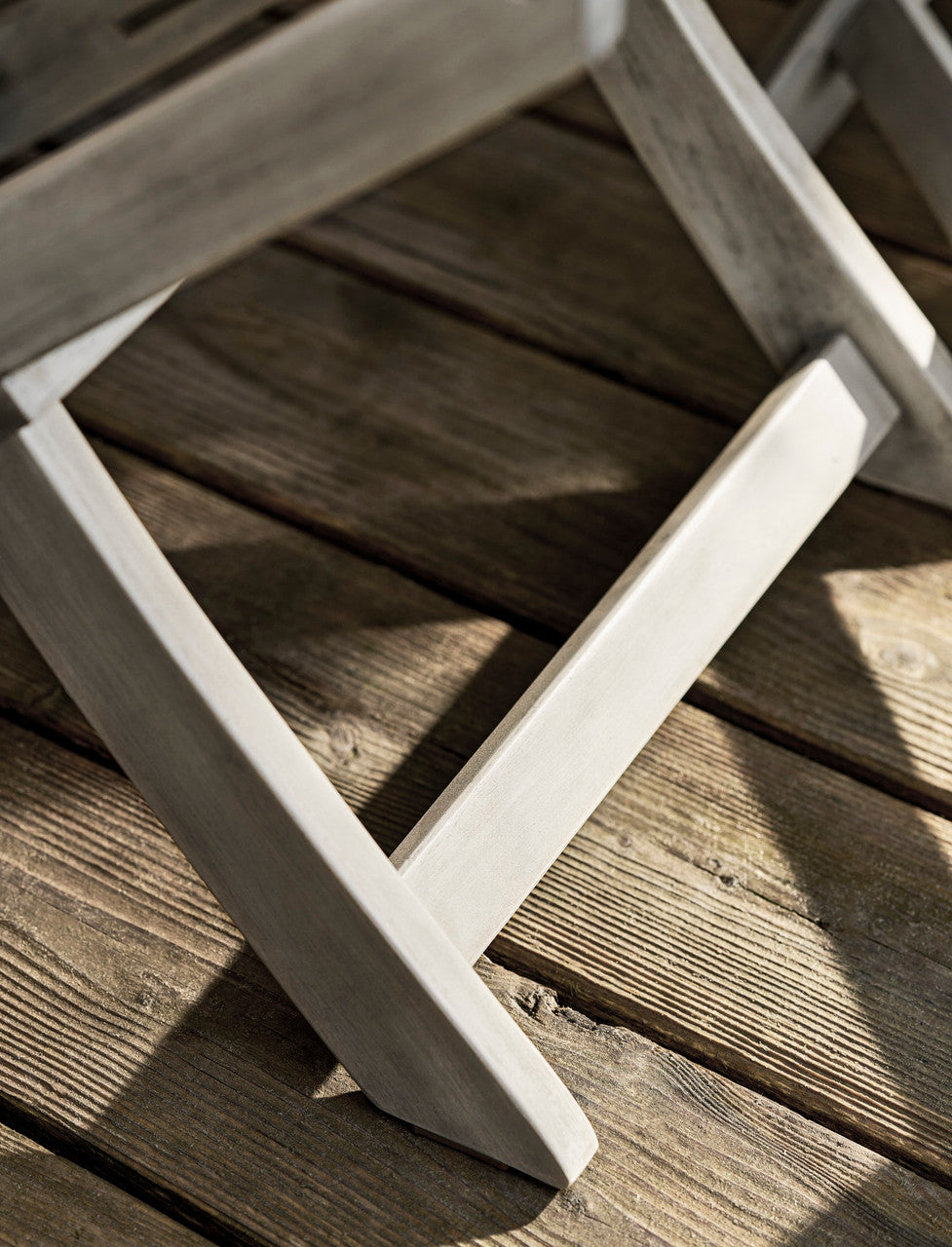 Letcombe Bistro Set - Acacia Wood, Whitewash