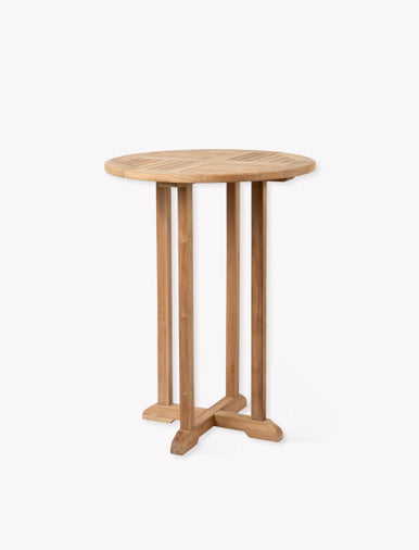 Crummock Teak Round Bar Table