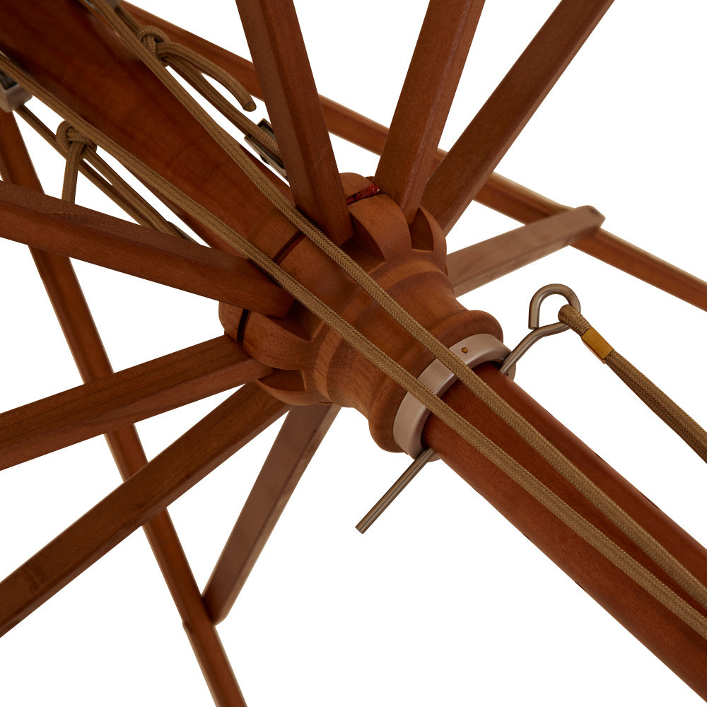 Parasol Solid Wood 3m Natural