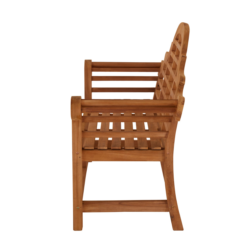 Lutyens Teak Bench 3 Seater 165cm