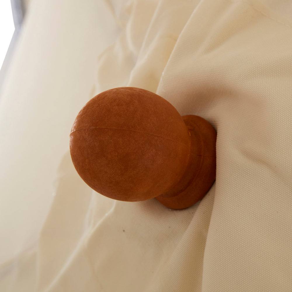 Parasol Teak 2.5m Natural