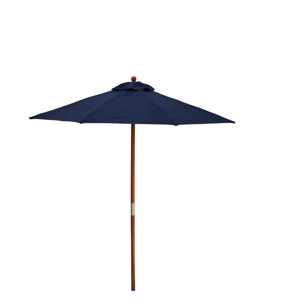 Parasol Teak 2.5m Blue