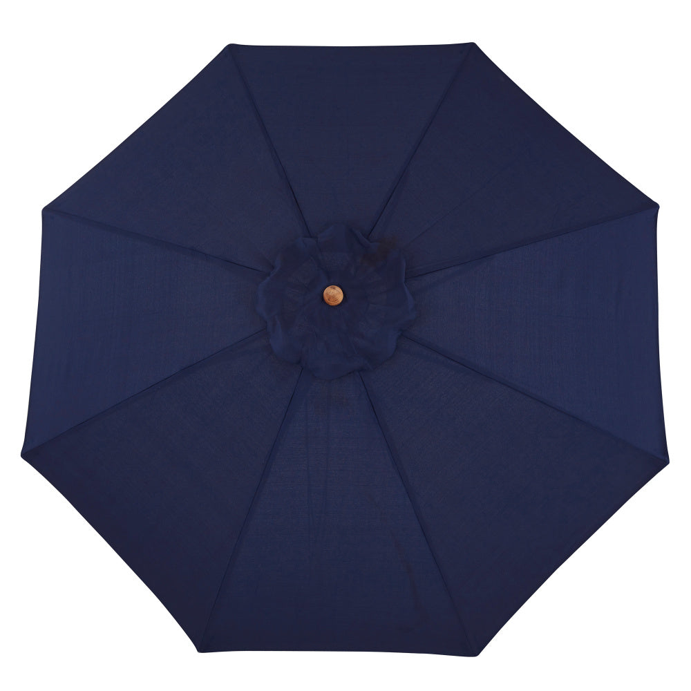 Parasol Teak 2.5m Blue