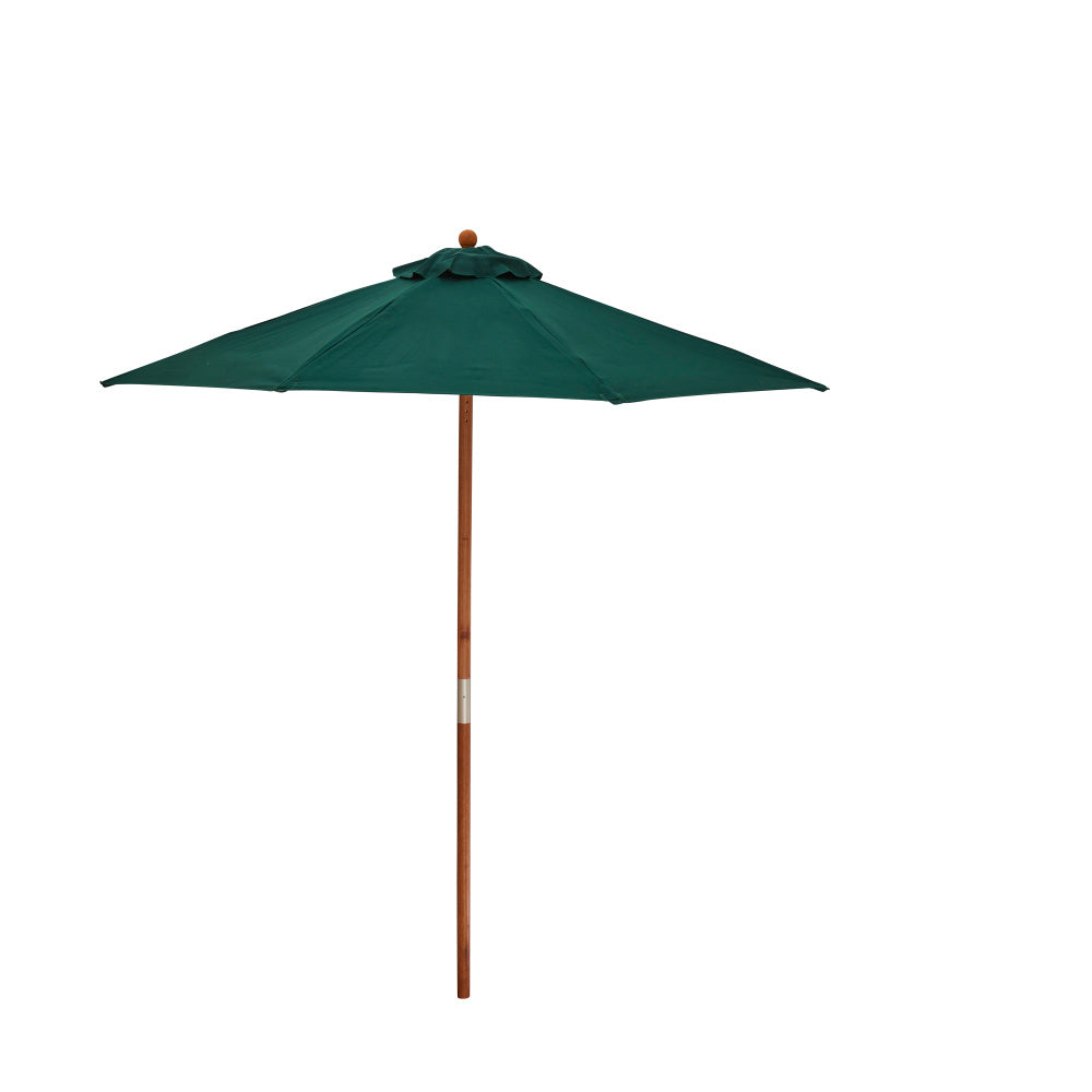 Parasol Teak 3m Green