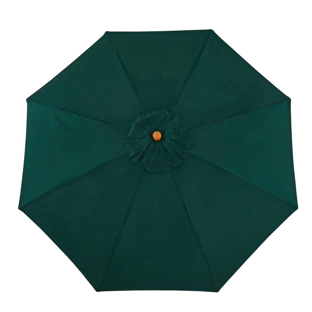 Parasol Teak 3m Green