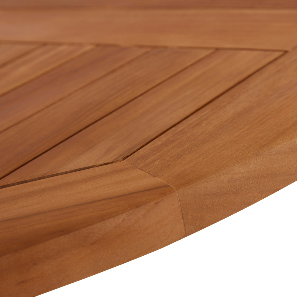 Churn Teak Round Deep Table 160cm