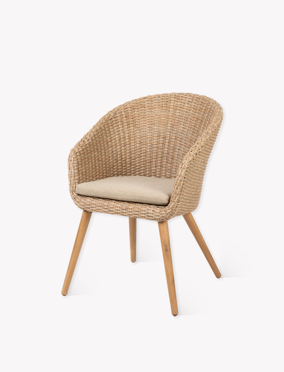 Widford Dining Chair - Acacia Wood, Natural, Set of 2