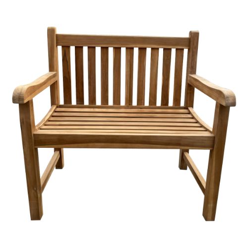 Buttermere Teak Straight Back Bench