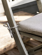 Letcombe Bistro Set - Acacia Wood, Whitewash