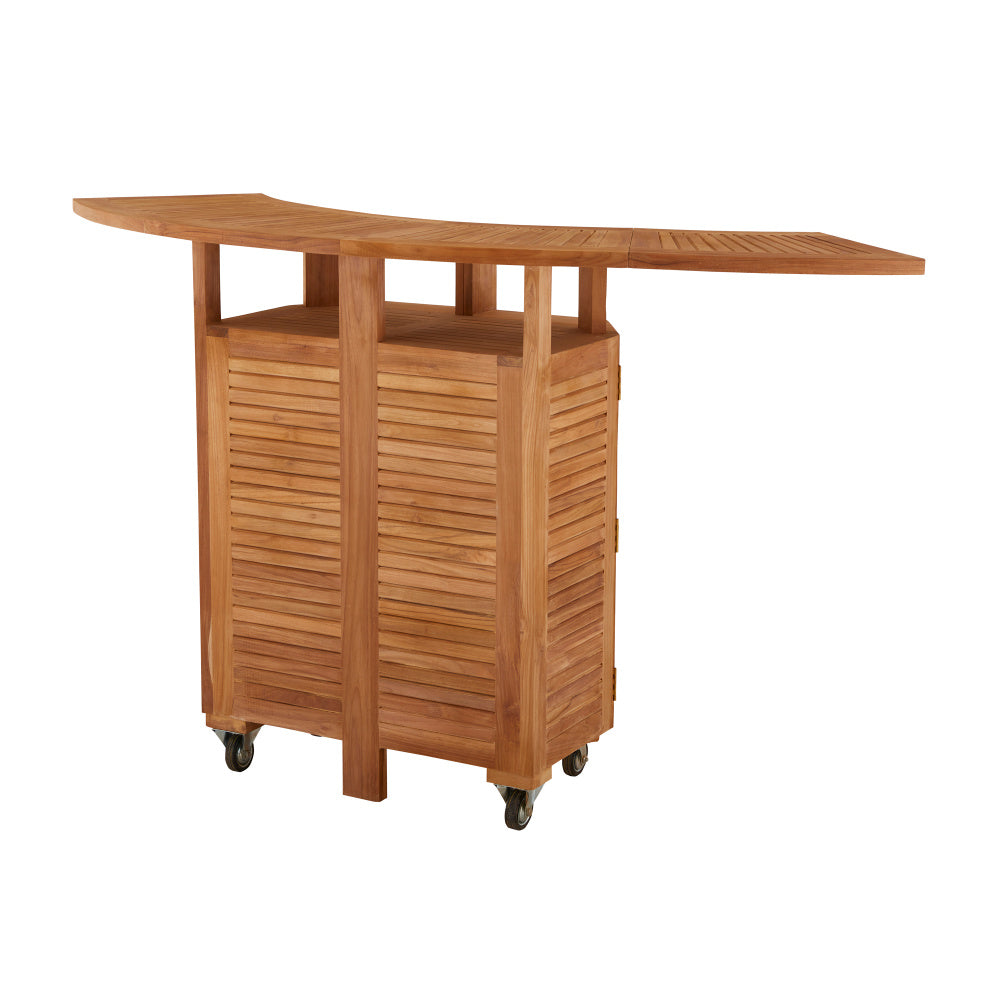 Hancocks Teak Drinks Bar On Wheels