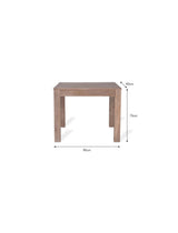 Porthallow Square Dining Table - Acacia Wood, Natural