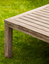 Porthallow Square Coffee Table - Acacia Wood, Natural