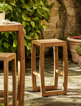 Dashwood Bar Stool - Reclaimed Teak, Natural, Set of 2