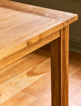 St Mawes Dining Table 6 Seater - Teak, Natural