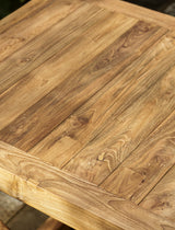 Dashwood Square Bar Table - Reclaimed Teak, Natural