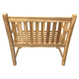 Buttermere Teak Straight Back Bench