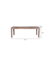 Porthallow Dining Table - Acacia Wood, Natural