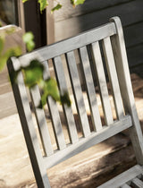 Letcombe Bistro Set - Acacia Wood, Whitewash