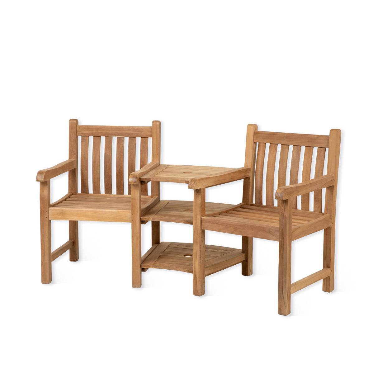 Ambleside Teak Companion Bench 2 Seater