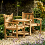 Ambleside Teak Companion Bench 2 Seater