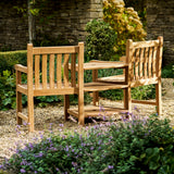 Ambleside Teak Companion Bench 2 Seater
