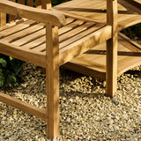 Ambleside Teak Companion Bench 2 Seater