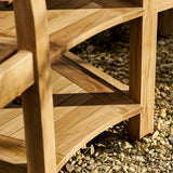 Ambleside Teak Companion Bench 2 Seater