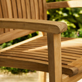 Henley Teak Stacking Armchair