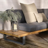 Bayworth Corner Sofa Set - Acacia Wood, Natural
