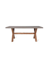Burford Table - Acacia Wood & Polystone, Natural, Large