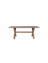 Burford Table - Acacia Wood & Polystone, Natural, Small