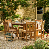 Churn Teak Round Table 150cm