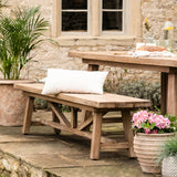 Chilford Solid Bench - Acacia Wood, Natural, Large