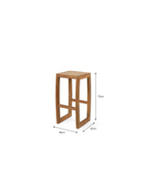 Dashwood Bar Stool - Reclaimed Teak, Natural, Set of 2