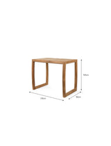 Dashwood Square Bar Table - Reclaimed Teak, Natural