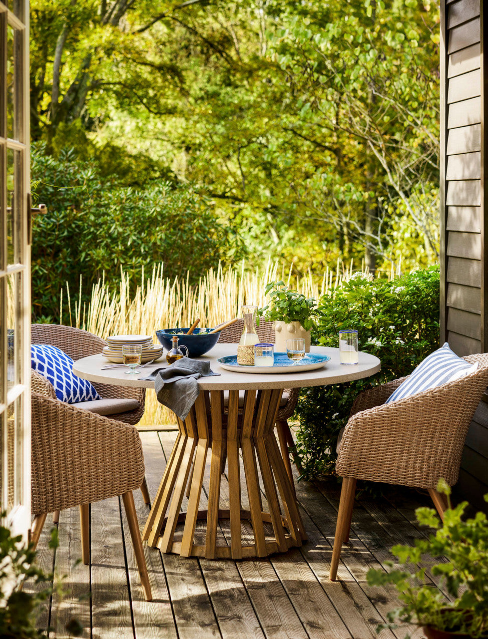 Widford Dining Chair - Acacia Wood, Natural, Set of 2