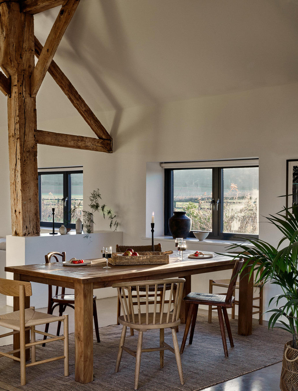 St Mawes Dining Table 8 Seater - Teak, Natural